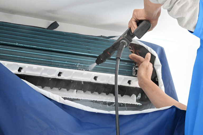 AC coil cleaning